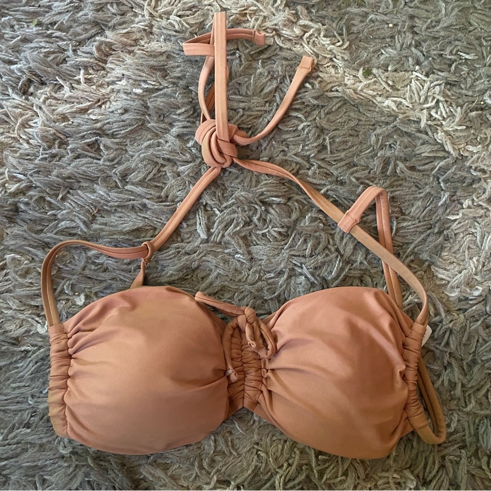 aerie Swim top size medium - tan